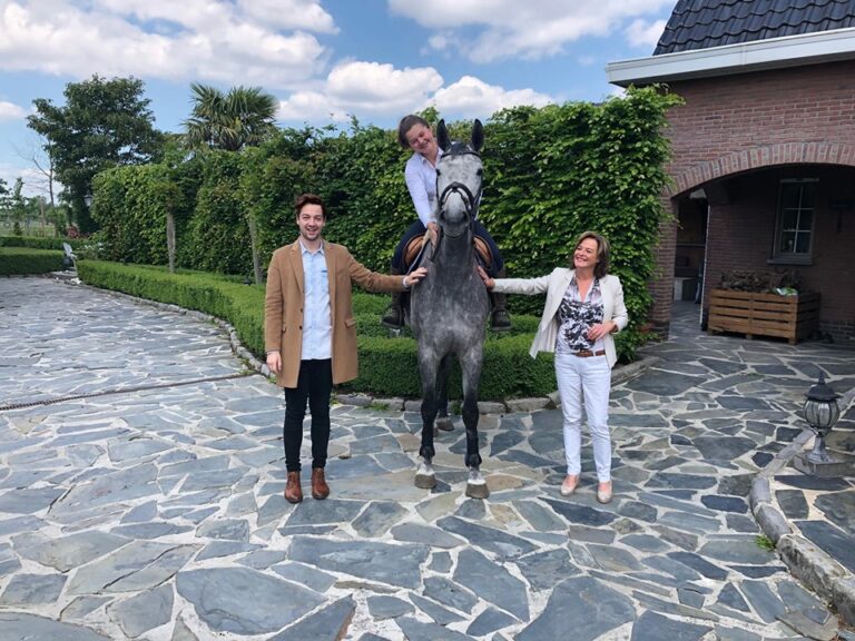 Familie Freijzer met paard O'Diamant
